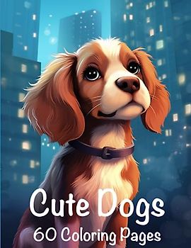 Cute Dogs: 60 Coloring Pages