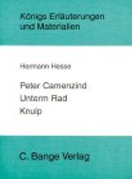 Peter Camenzind /Unterm Rad /Knulp