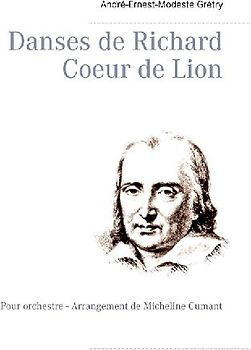 Danses de Richard Coeur de Lion