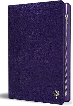 Biblia Reina Valera 1960 Tamaño Grande, Letra Grande Piel Morada Con Cremallera / Spanish Holy Bible Rvr 1960 Large Size Large Print Purple Leather with Zipper