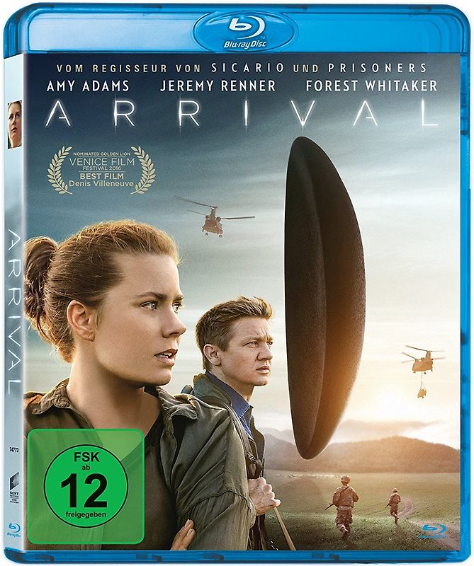 Arrival Blu-ray Disc