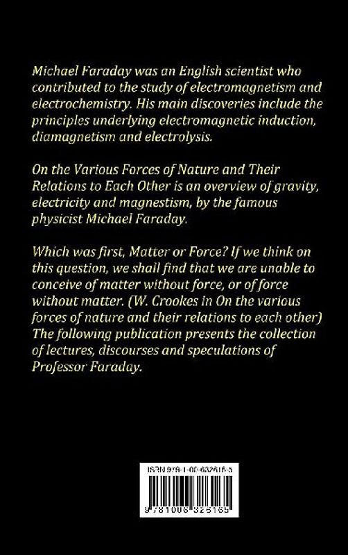 On the Various Forces of Nature