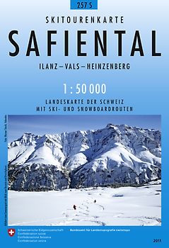 257S Safiental Schneesportkarte