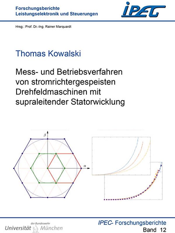 Mess- und Betriebsverfahren von stromrichtergespeisten Drehfeldmaschinen mit supraleitender Statorwicklung