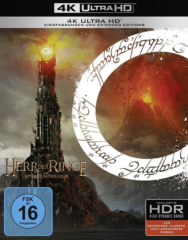 Der Herr der Ringe: Extended Edition Trilogie [9 Discs] 4K Ultra HD Blu-ray