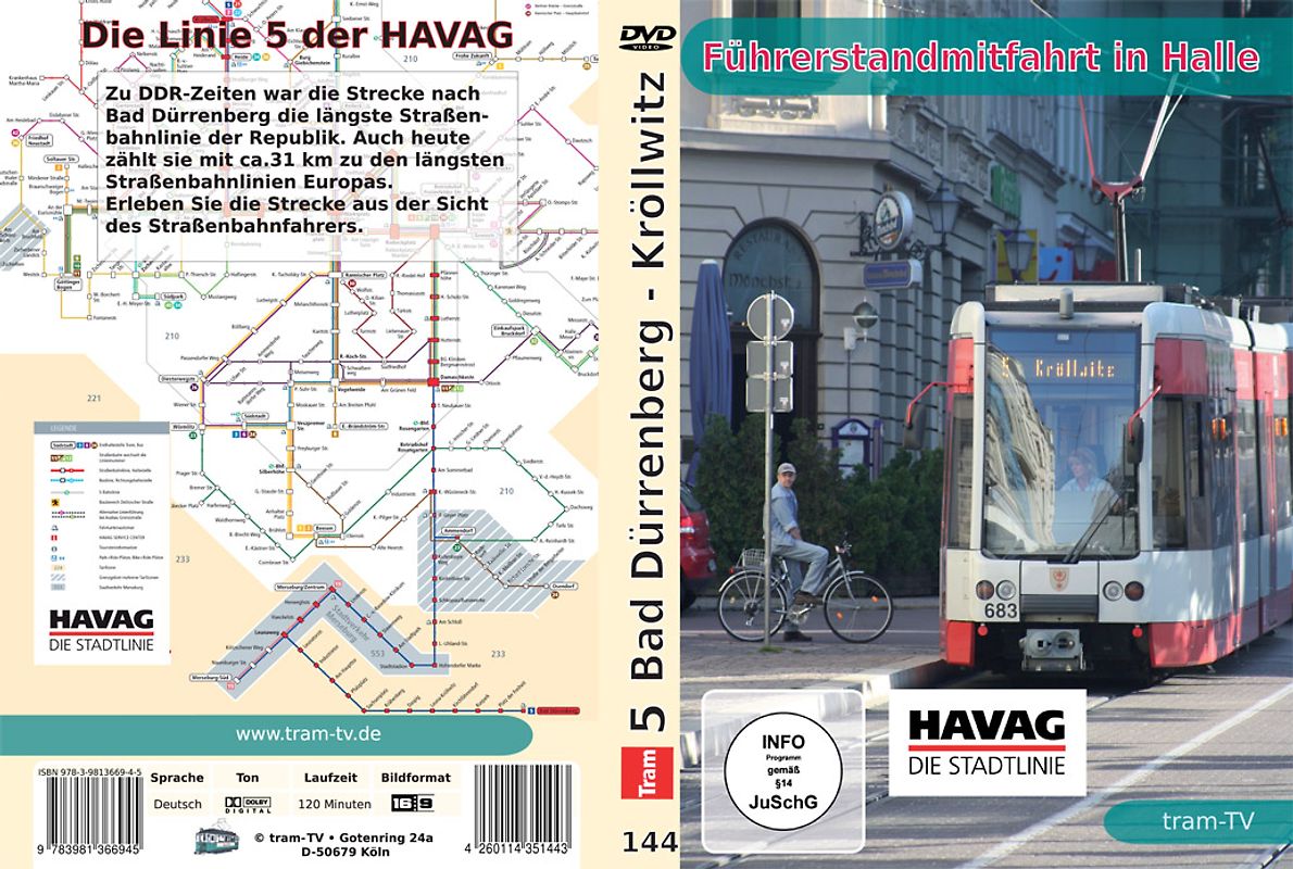 Führerstandmitfahrt in Halle DVD