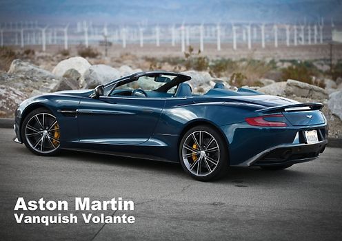 Aston Martin Vanquish Volante (Tischaufsteller DIN A5 quer)