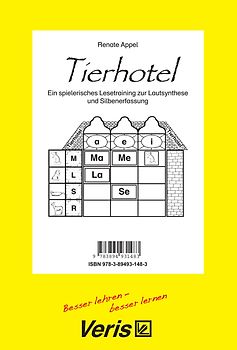 Tierhotel. Ein spielerisches Lesetraining zur Lautsynthese und Silbenerfassung