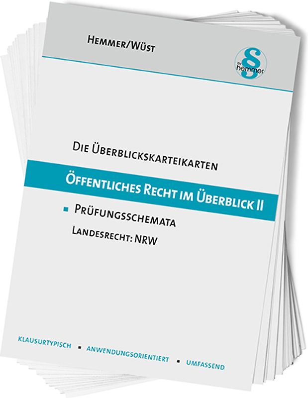 Karteikarten Öffentliches Recht im Überblick II