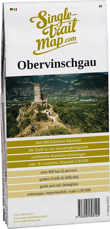 Singletrail Map 049 Obervinschgau