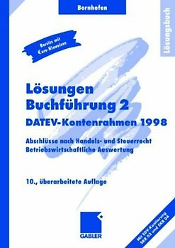 Lösungen Buchführung 2 (DATEV-Kontenrahmen 1998)