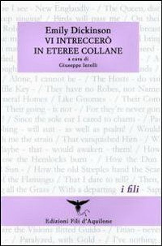 Vi intreccerò in eteree collane