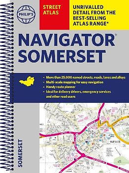 Philip's Navigator Street Atlas Somerset
