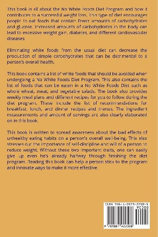 No White Foods Diet