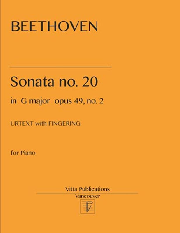 Beethoven Sonata no. 20: op. 49, no. 2