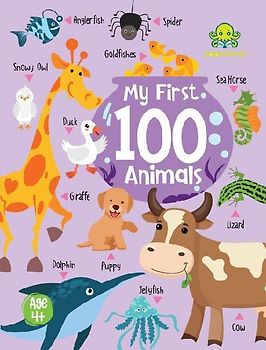 My First 100 Animals Mini Board Book