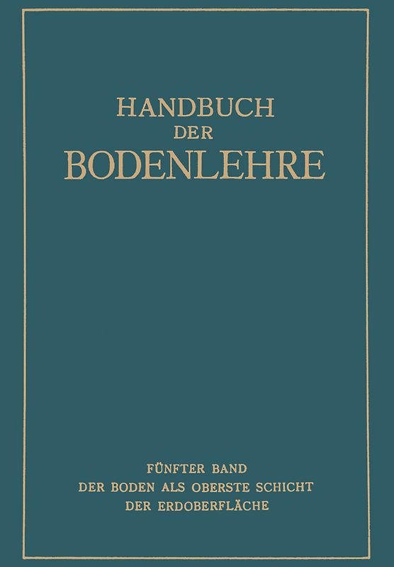 Der Boden als oberste Schicht der Erdoberfläche