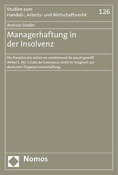 Managerhaftung in der Insolvenz