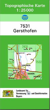 TK25 7531 Gersthofen