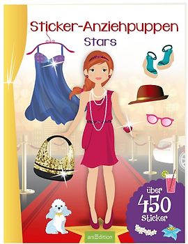 Sticker-Anziehpuppen – Stars