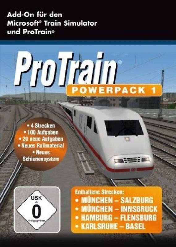 ProTrain: Powerpack 1 [Train Simulator AddOn] PC Spiele