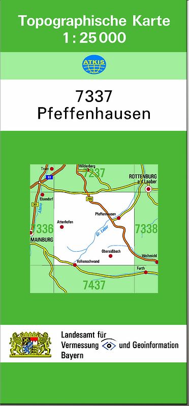 TK25 7337 Pfeffenhausen