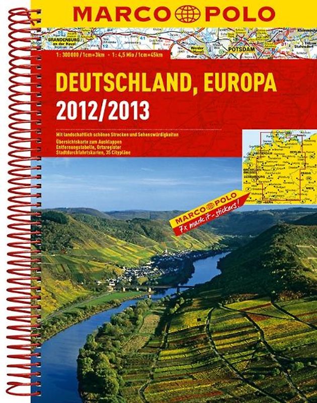 Marco Polo Reiseatlas Deutschland, Europa 2012/2013