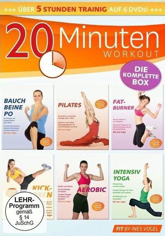 20 Minuten Fitness- Box 5 Stunden Training [6 DVDs] DVD