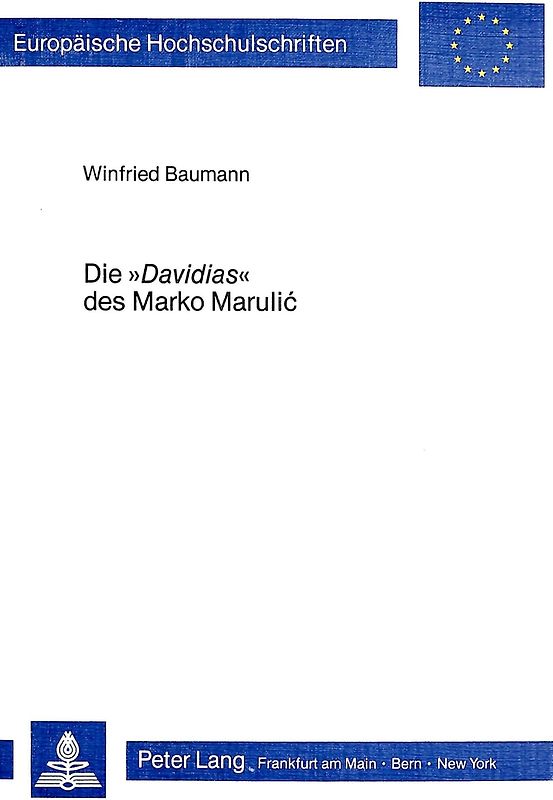 Die Davidias des Marko Marulić