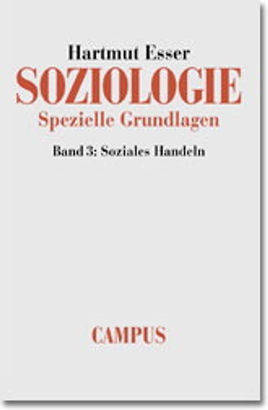 Soziologie. Spezielle Grundlagen