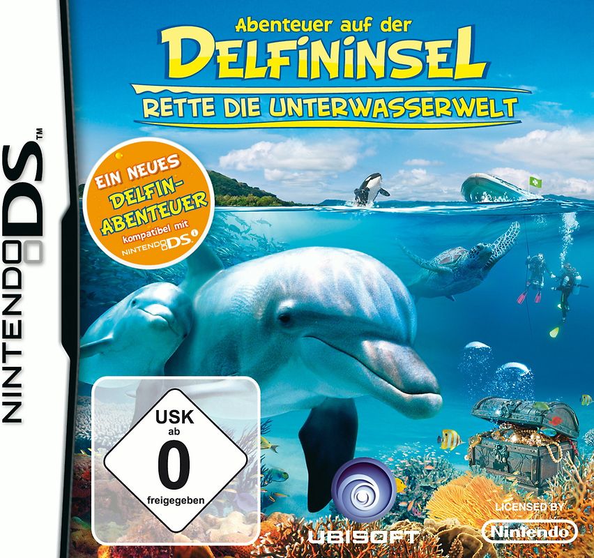 Abenteuer auf der Delfininsel - Rette die Unterwasserwelt Nintendo DS