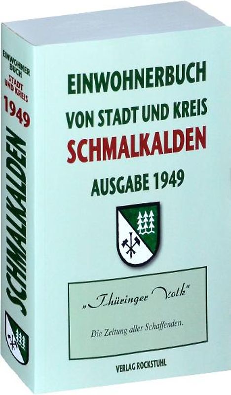 Einwohnerbuch | Adressbuch von Stadt und Kreis Schmalkalden - Ausgabe 1949 in THÜRINGEN