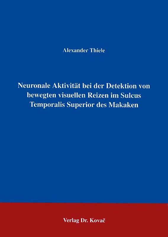Neuronale Aktivität bei der Detektion von bewegten visuellen Reizen im Sulcus Temporalis Superior des Makaken