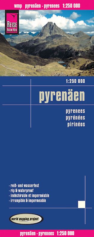 Reise Know-How Landkarte Pyrenäen (1:250.000)