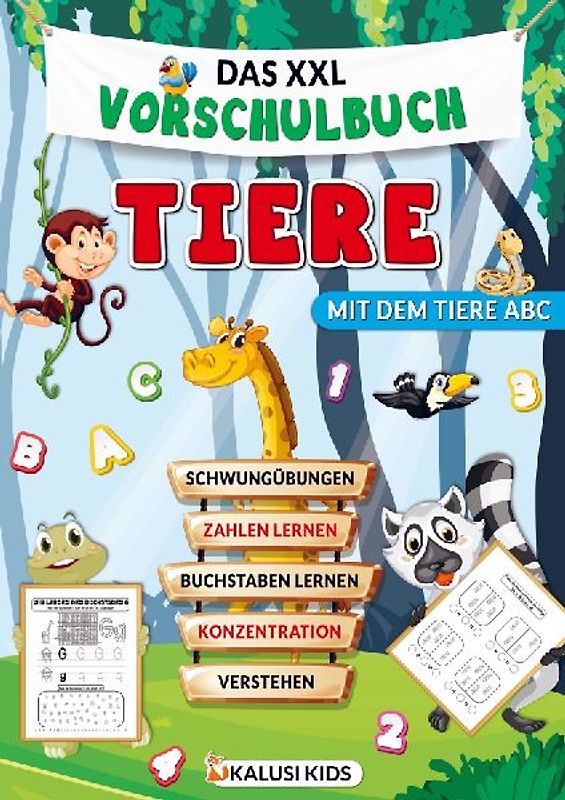 Das XXL Vorschulbuch Tiere