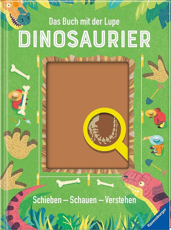 Das Buch mit der Lupe: Dinosaurier
