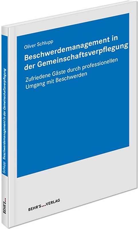 Beschwerdemanagement in der Gemeinschaftsverpflegung