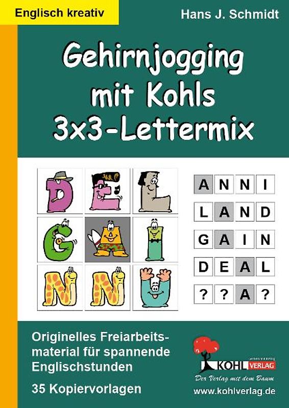 Gehirnjogging mit Kohls 3x3-Lettermix