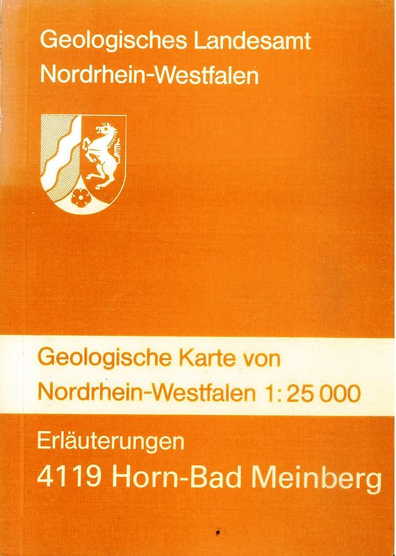 Geologische Karten von Nordrhein-Westfalen 1:25000 / Horn-Bad Meinberg