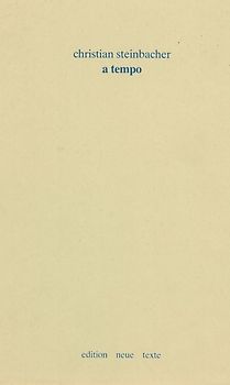 A Tempo. Experimentelle Prosa