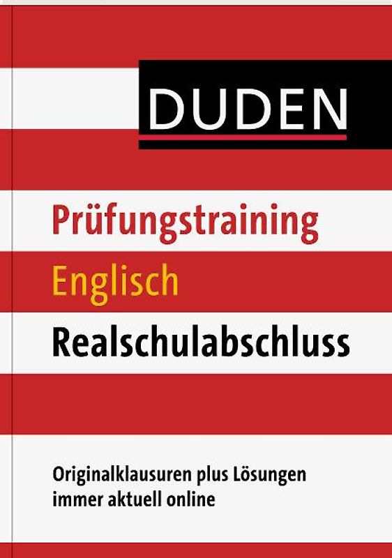 Prüfungstraining Englisch Realschulabschluss