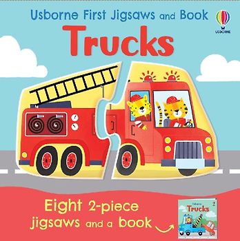 Usborne First Jigsaws and Book: Trucks