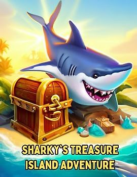 Sharky's Treasure Island Adventure: Short Story for kids about Sharks, Perseverance & Self-Confidence I A Motivational Book For kids I Gift for kids.