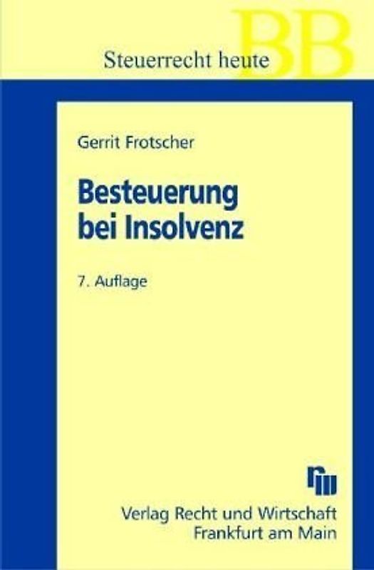 Besteuerung bei Insolvenz