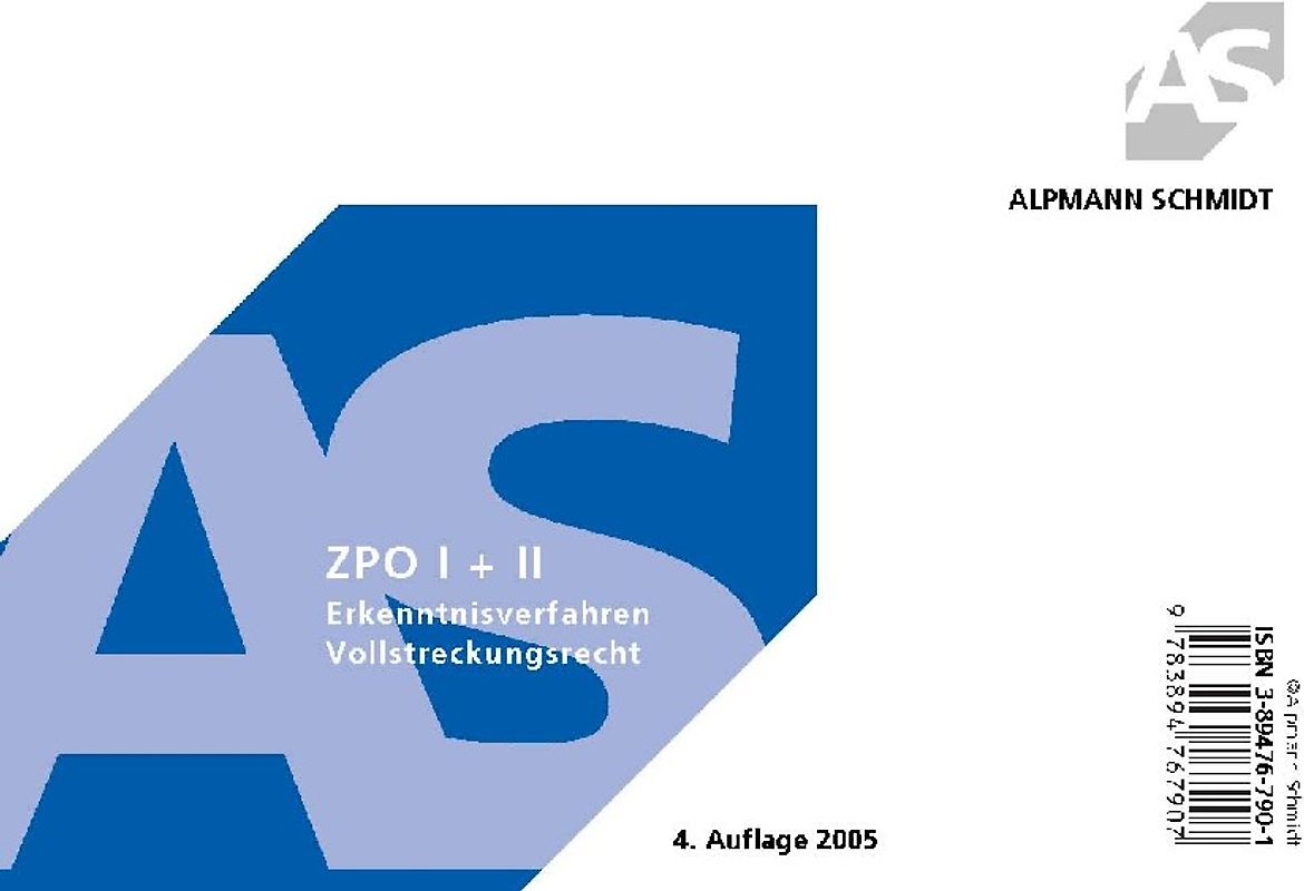 ZPO I + II. Karteikarten