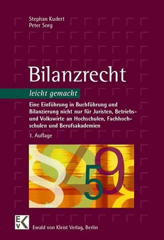 Bilanzrecht leicht gemacht