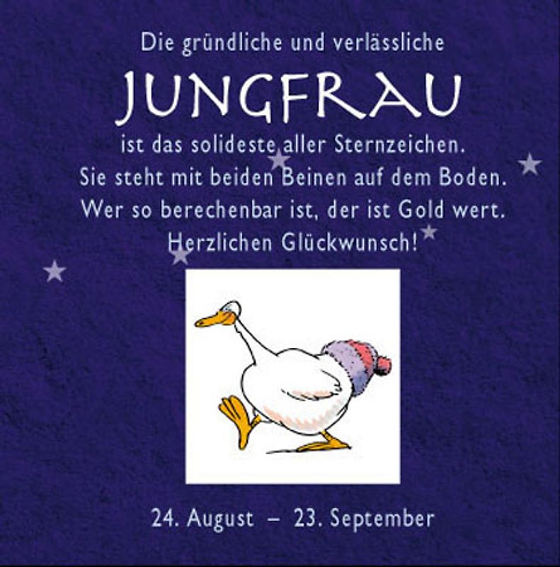 Sternzeichen Jungfrau