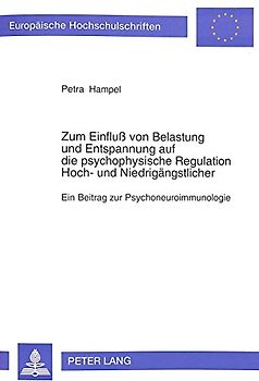 Zum Einfluß von Belastung und Entspannung auf die psychophysische Regulation Hoch- und Niedrigängstlicher