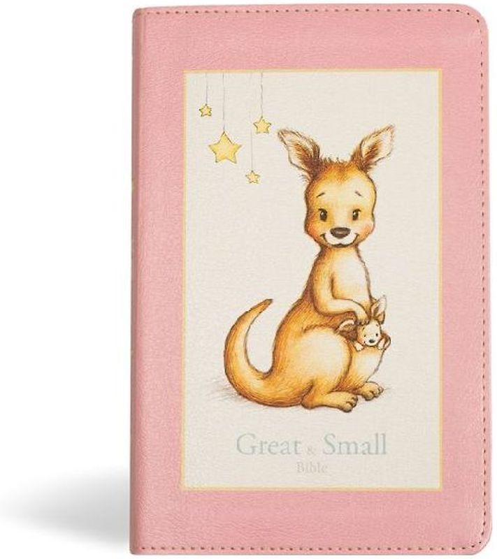 KJV Great and Small Bible, Pink Leathertouch