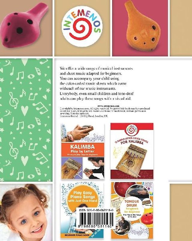 45 Easy-to-Play Songs for 6-Hole Ocarina for Absolute Beginners